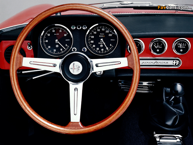 Alfa Romeo 1750 Spider Veloce 105 (1967–1969) wallpapers (640 x 480)
