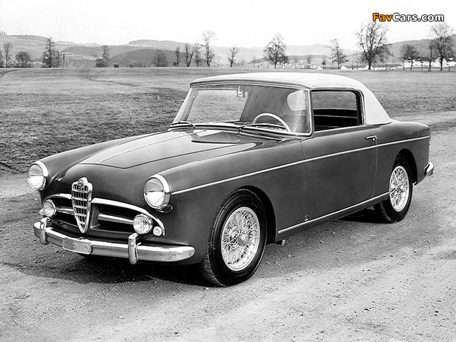 Photos of Alfa Romeo 1900 SS Worblaufen Cabriolet 1484 (1955) (640 x 480)