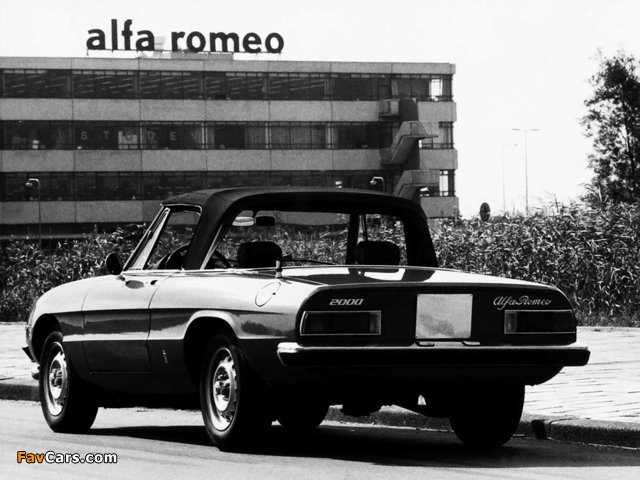 Alfa Romeo 2000 Spider Veloce 105 (1971–1983) pictures (640 x 480)