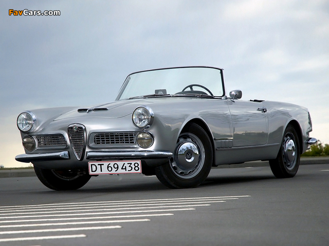 Alfa Romeo 2000 Spider 102 (1958–1961) images (640 x 480)