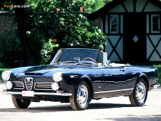 Alfa Romeo 2600 Spider 106 (1962–1965) pictures (640 x 480)
