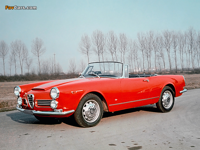 Alfa Romeo 2600 Spider 106 (1962–1965) wallpapers (640 x 480)