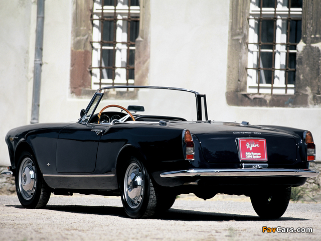 Photos of Alfa Romeo 2600 Spider 106 (1962–1965) (640 x 480)