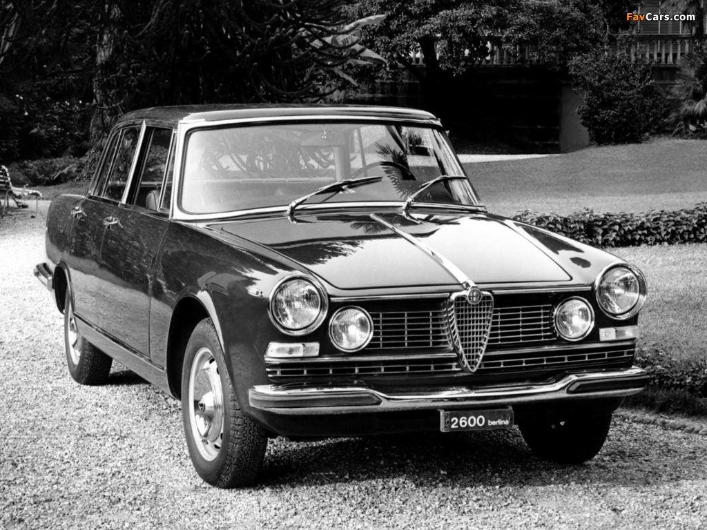 Photos of Alfa Romeo 2600 Berlina 106 (1964–1969) (1024 x 768)