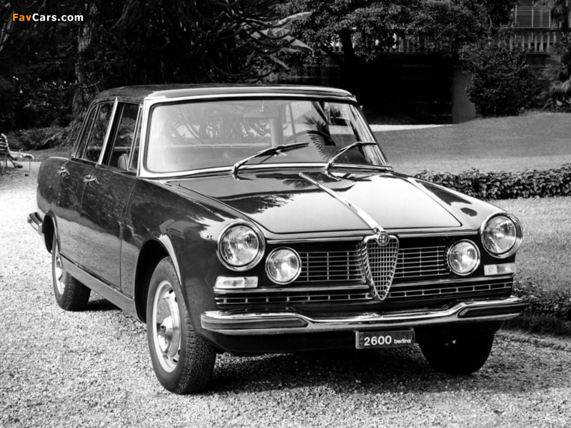 Photos of Alfa Romeo 2600 Berlina 106 (1964–1969) (800 x 600)