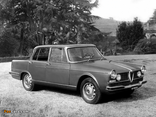 Pictures of Alfa Romeo 2600 Berlina 106 (1962–1964) (640 x 480)