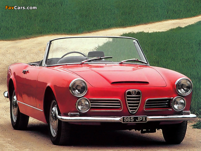 Pictures of Alfa Romeo 2600 Spider UK-spec 106 (1963–1964) (640 x 480)