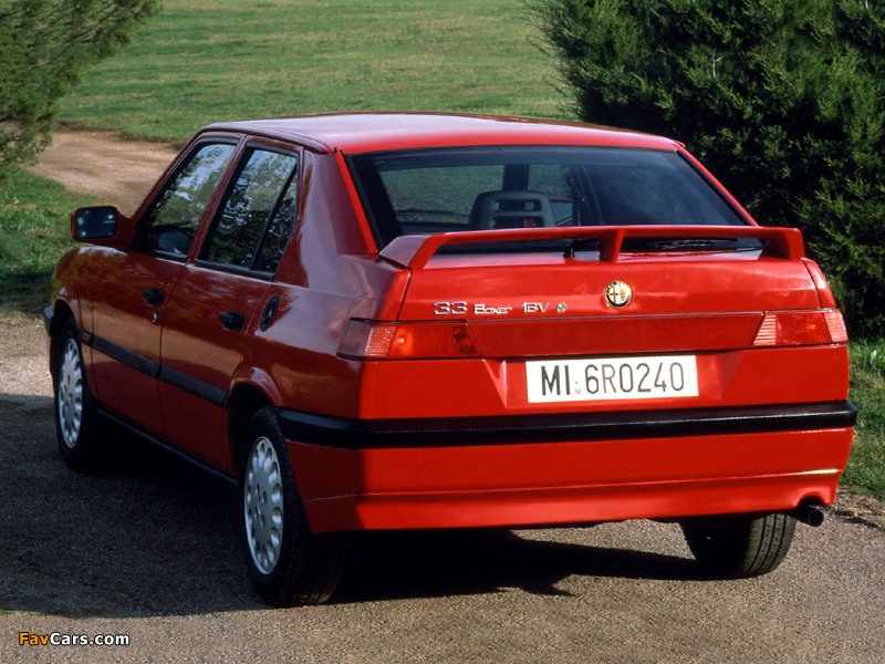 Alfa Romeo 33 Boxer 16V Quadrifoglio Verde 907 (1990–1992) photos (800 x 600)