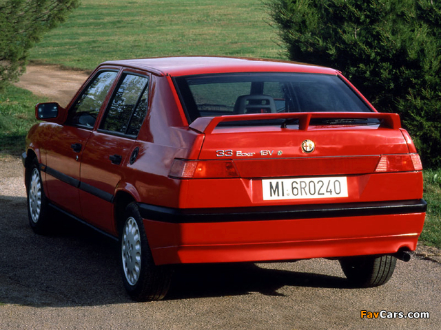 Alfa Romeo 33 Boxer 16V Quadrifoglio Verde 907 (1990–1992) photos (640 x 480)