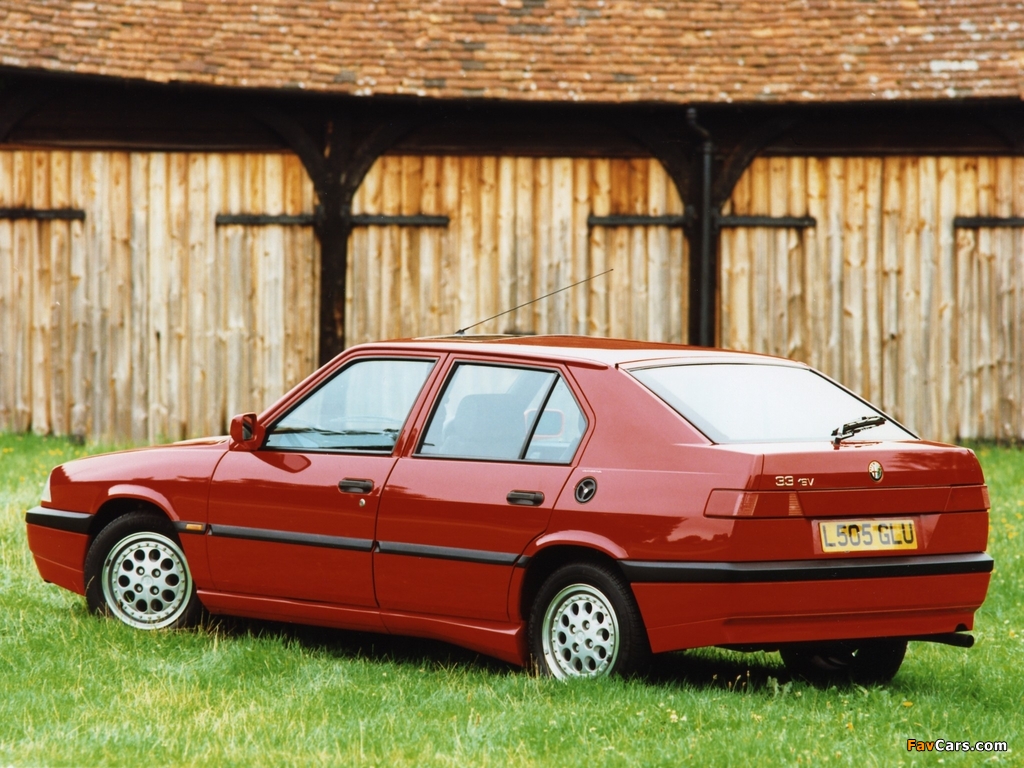 Alfa Romeo 33 Boxer 16V UK-spec 907 (1990–1994) pictures (1024 x 768)