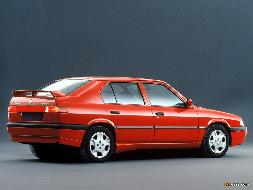 Pictures of Alfa Romeo 33 S 16V Quadrifoglio Verde Permanent 4 907 (1991–1994) (1024 x 768)