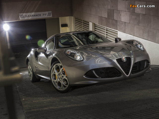 Alfa Romeo 4C North America (960) 2014 photos (640 x 480)