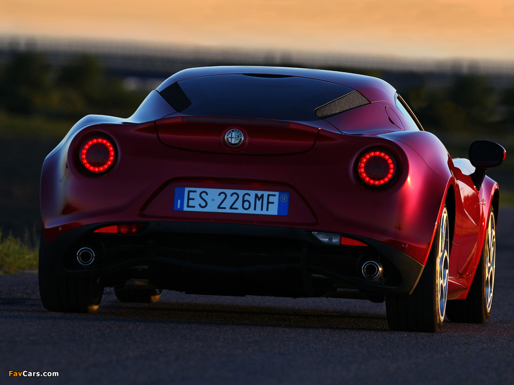 Photos of Alfa Romeo 4C Worldwide (960) 2013 (1024 x 768)