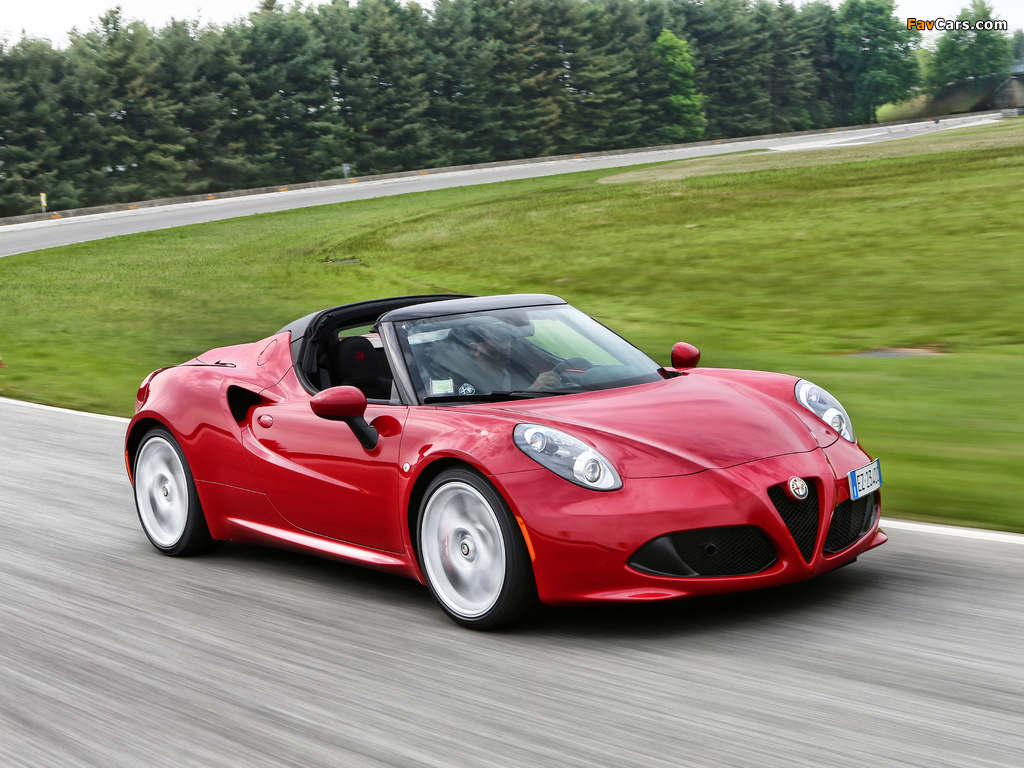 Photos of Alfa Romeo 4C Spider (960) 2015 (1024 x 768)