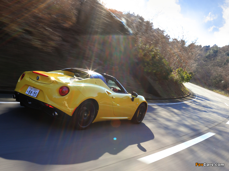 Pictures of Alfa Romeo 4C Spider JP-spec (960) 2015 (800 x 600)