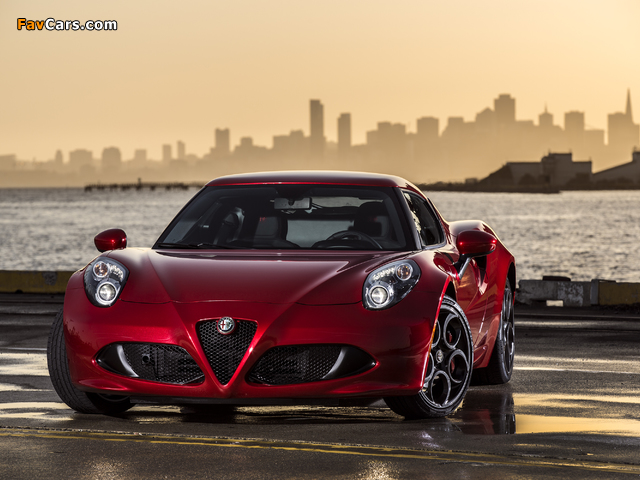 Alfa Romeo 4C North America (960) 2014 wallpapers (640 x 480)
