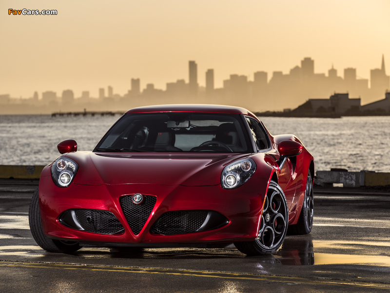 Alfa Romeo 4C North America (960) 2014 wallpapers (800 x 600)