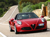 Alfa Romeo 4C Spider (960) 2015 wallpapers