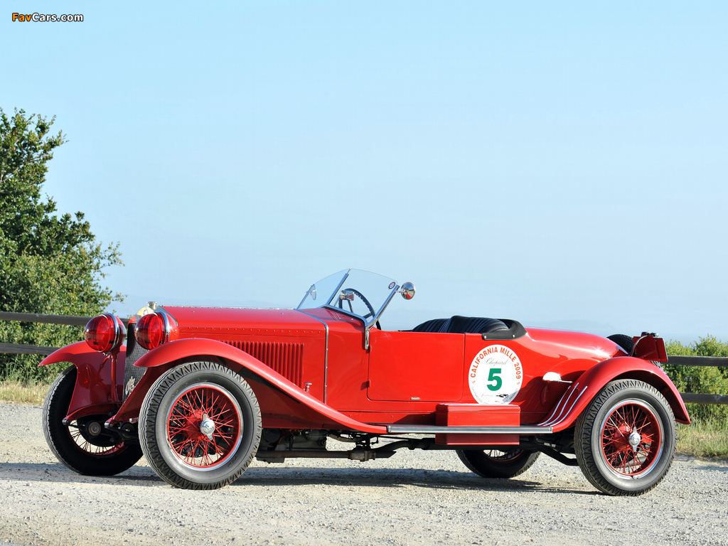 Alfa Romeo 6C 1500 Sport Spider Tre Posti (1928) wallpapers (1024 x 768)