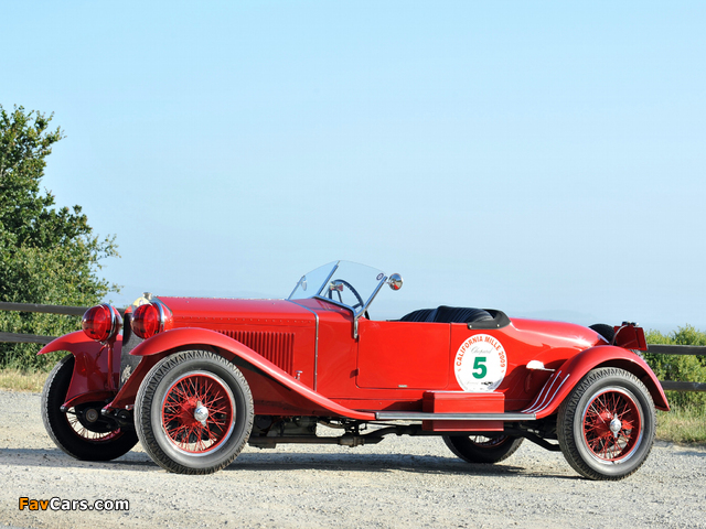 Alfa Romeo 6C 1500 Sport Spider Tre Posti (1928) wallpapers (640 x 480)
