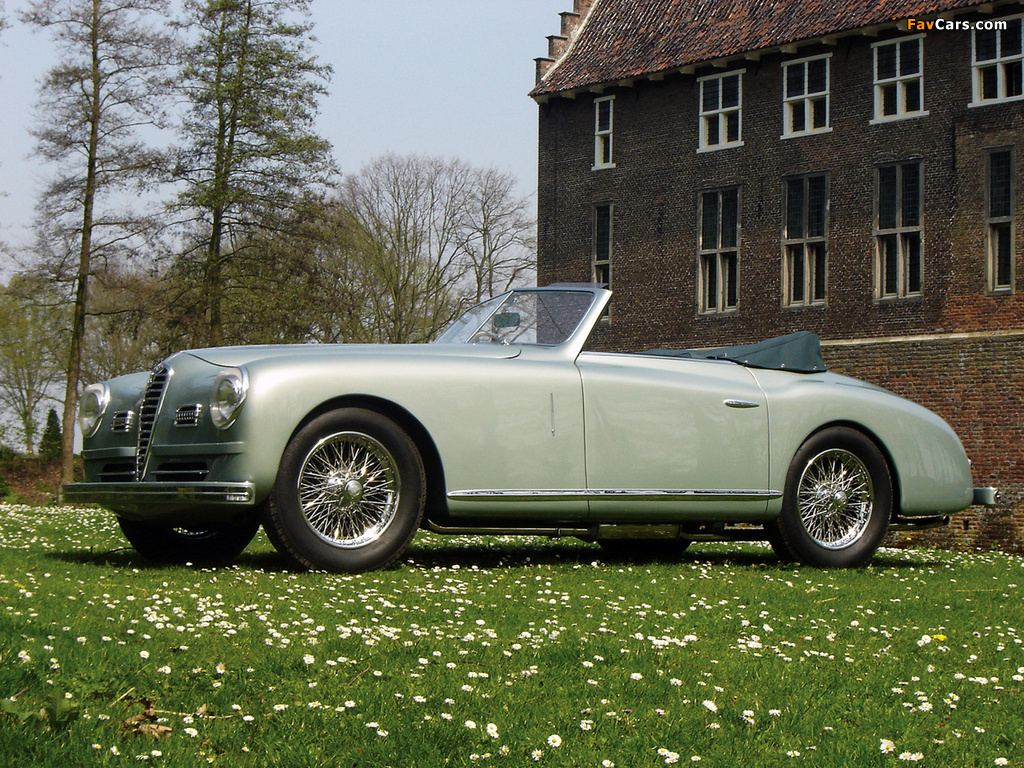 Alfa Romeo 6C 2500 SS Cabriolet (1947–1951) wallpapers (1024 x 768)