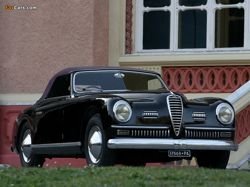 Alfa Romeo 6C 2500 SS Cabriolet (1947–1951) wallpapers (800 x 600)