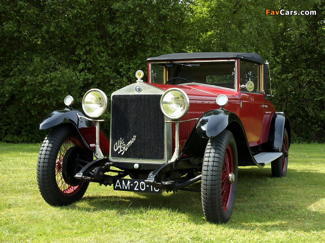 Photos of Alfa Romeo 6C 1500 Drophead Coupe by James Young (1928) (640 x 480)