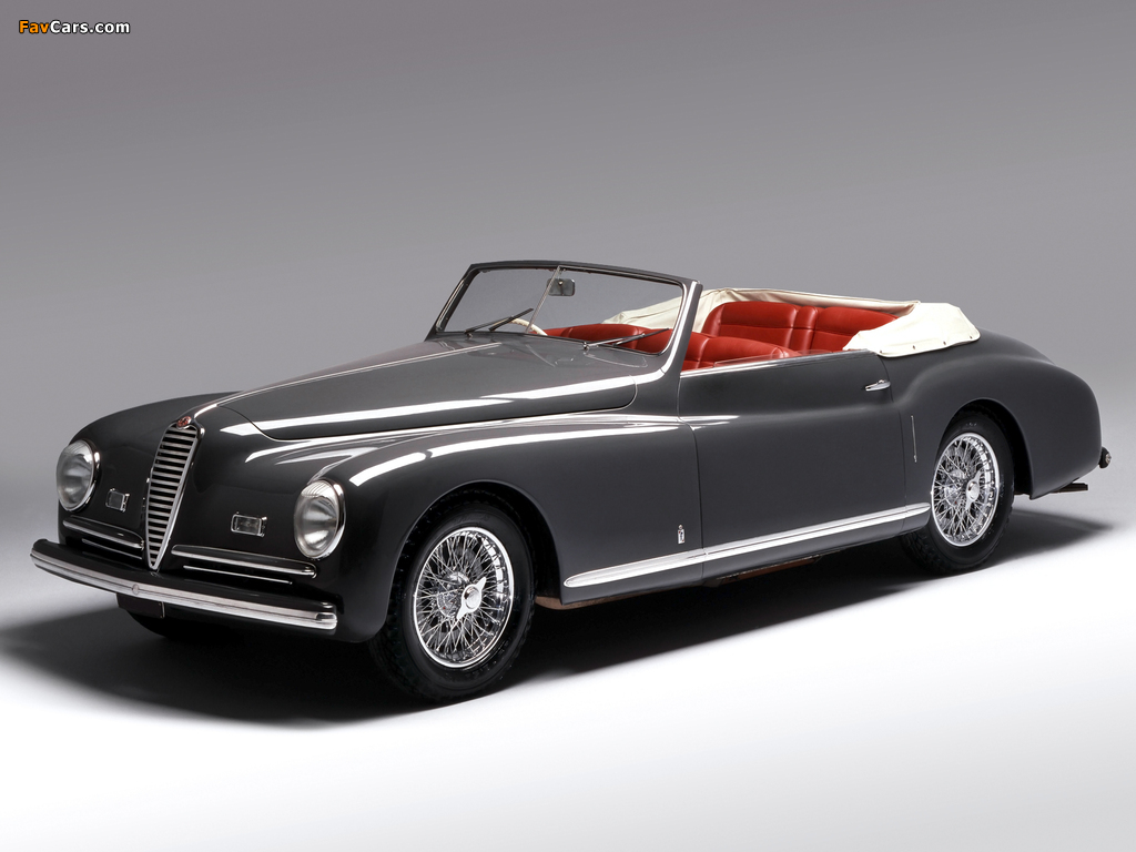 Alfa Romeo 6C 2500 SS Cabriolet (1947–1951) wallpapers (1024 x 768)