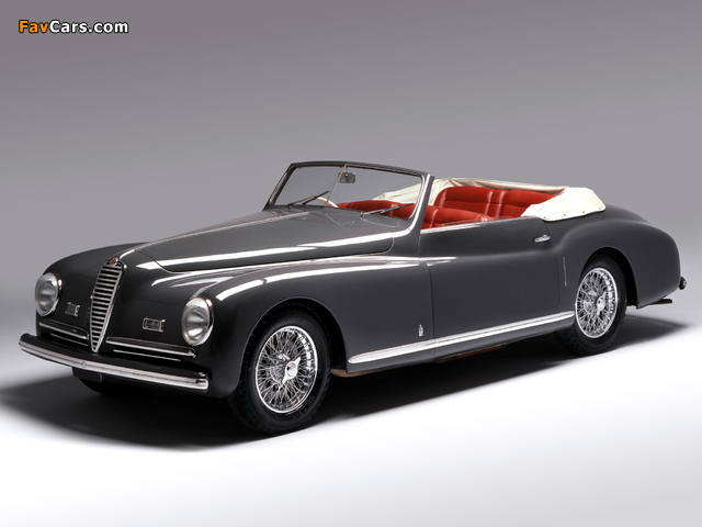 Alfa Romeo 6C 2500 SS Cabriolet (1947–1951) wallpapers (640 x 480)