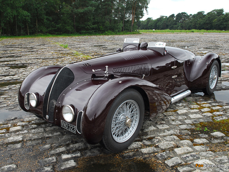 Alfa Romeo 6C 2300B Mille Miglia Spyder (1938) wallpapers (800 x 600)