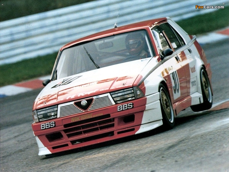 Alfa Romeo 75 1.8 Turbo Superturismo A1 162B (1987–1990) photos (800 x 600)