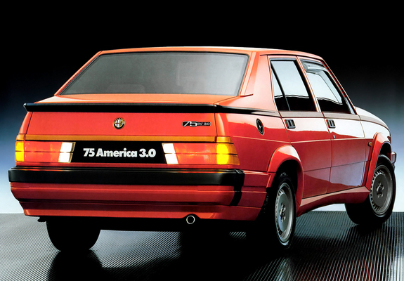 Alfa Romeo 75 6V 3.0 America 162B (1987–1988) wallpapers