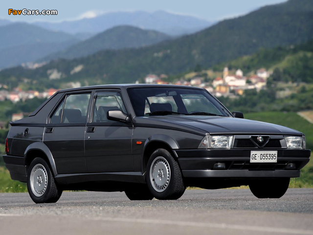 Alfa Romeo 75 2.0i T.Spark 162B (1988–1992) photos (640 x 480)
