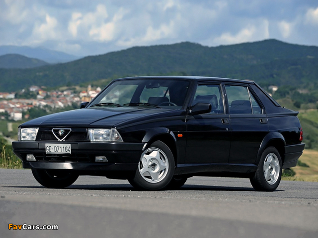 Photos of Alfa Romeo 75 1.8 i.e. Indy 162B (1991) (640 x 480)