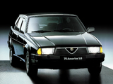 Photos of Alfa Romeo 75 1.8 Turbo America 162B (1987–1988)