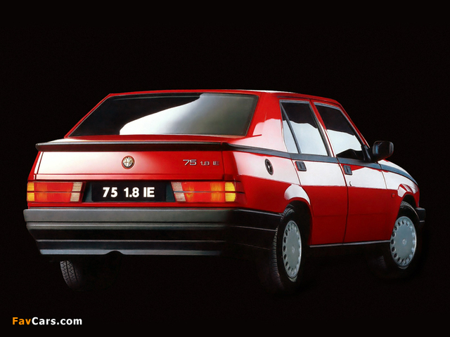 Alfa Romeo 75 162B (1988–1992) wallpapers (640 x 480)