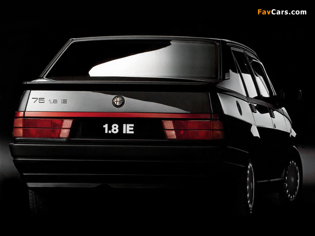 Alfa Romeo 75 162B (1988–1992) wallpapers (640 x 480)