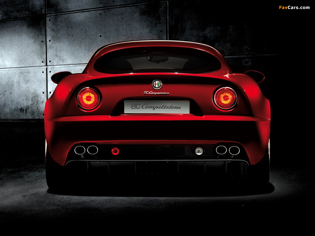 Alfa Romeo 8C Competizione (2007–2008) wallpapers (1024 x 768)