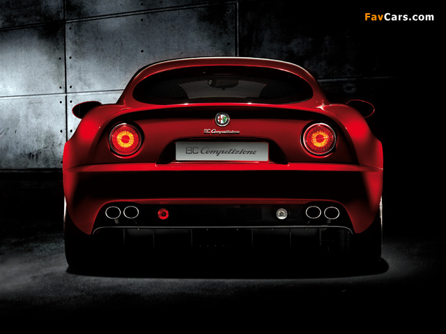 Alfa Romeo 8C Competizione (2007–2008) wallpapers (640 x 480)