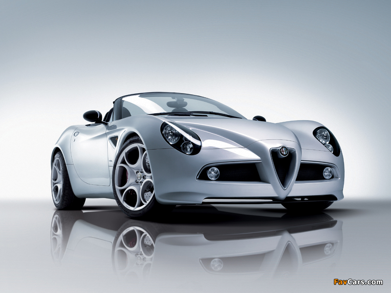Alfa Romeo 8C Spider 2008–2011 pictures (800 x 600)