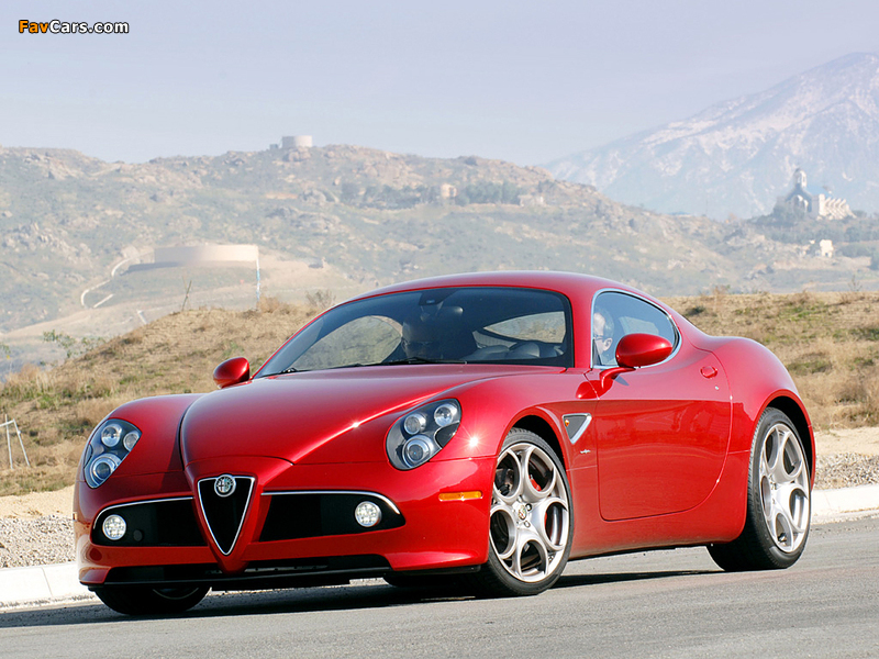 Alfa Romeo 8C Competizione US-spec (2008) wallpapers (800 x 600)