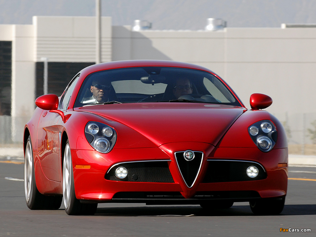 Photos of Alfa Romeo 8C Competizione US-spec (2008) (1024 x 768)