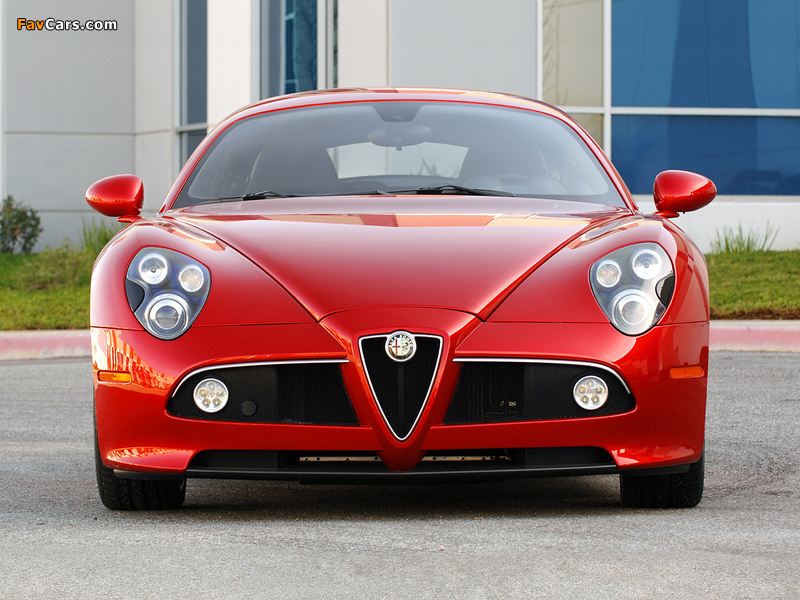 Photos of Alfa Romeo 8C Competizione US-spec (2008) (800 x 600)
