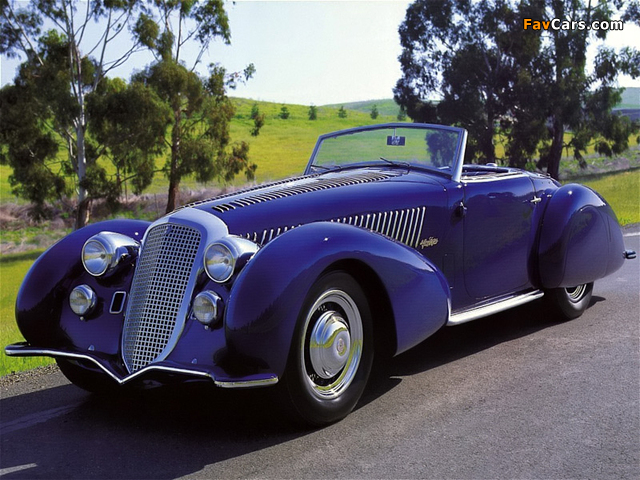 Alfa Romeo 8C 2900B Stabilimenti Farina Cabriolet (1938) photos (640 x 480)