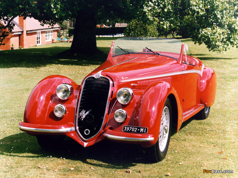 Alfa Romeo 8C 2900B Spider (1938) wallpapers (800 x 600)