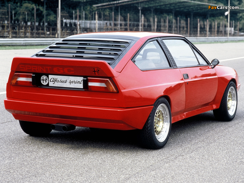 Alfa Romeo Alfasud Sprint 6C Prototype 1 902 (1982) pictures (800 x 600)