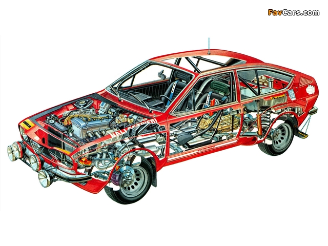 Alfa Romeo Alfetta GT Group 2 116 (1975–1976) photos (640 x 480)