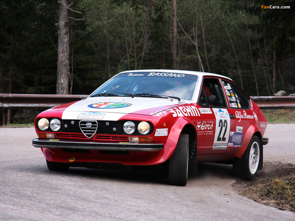 Alfa Romeo Alfetta GTV 2000 Group 2 116 (1977–1979) pictures (1024 x 768)