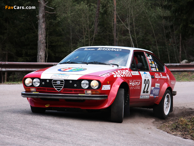 Alfa Romeo Alfetta GTV 2000 Group 2 116 (1977–1979) pictures (640 x 480)