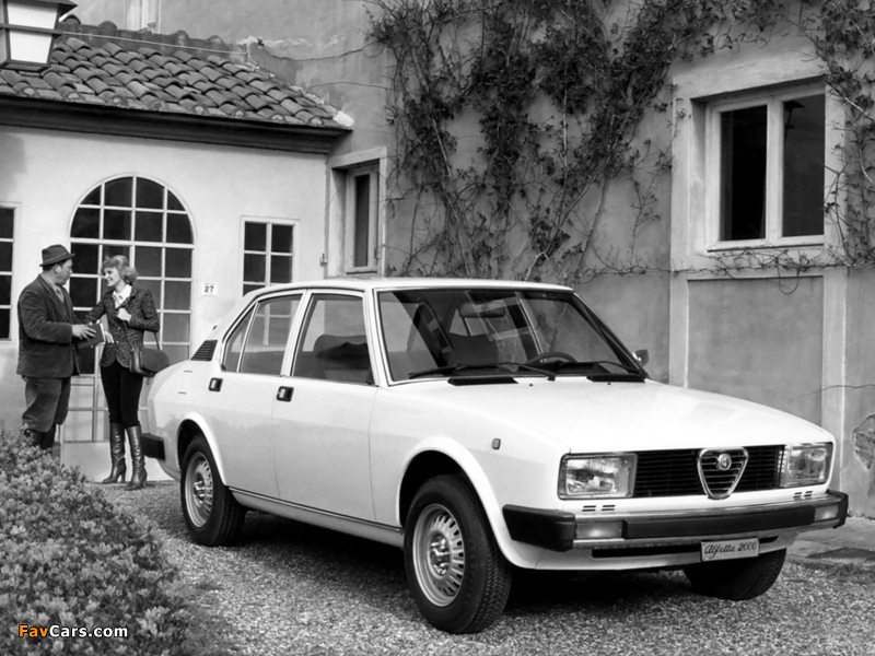 Alfa Romeo Alfetta 2000 116 (1977–1978) pictures (800 x 600)